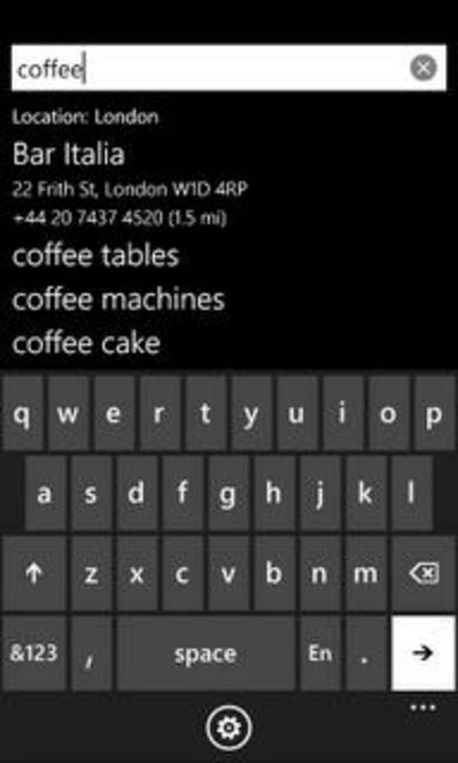 Google Search Windows Phone