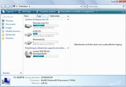 Menu Explorateur 1