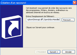 Raccourci Hotmail 2