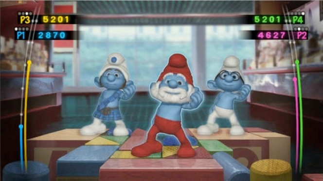 Les Schtroumpfs Dance Party Wii (2)