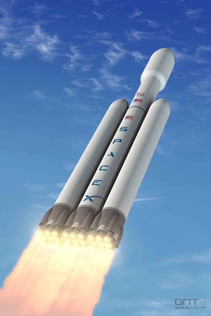 Space X Testera Sa Fus E Falcon Super Heavy Capable D Amener Des Hommes