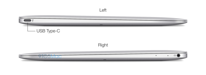 MacBook Air USB Type C