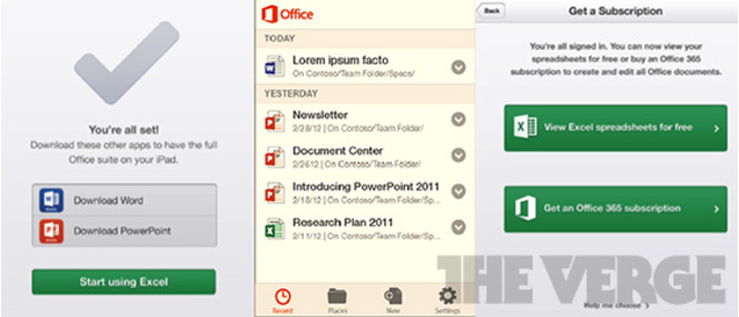 Office iOS Android