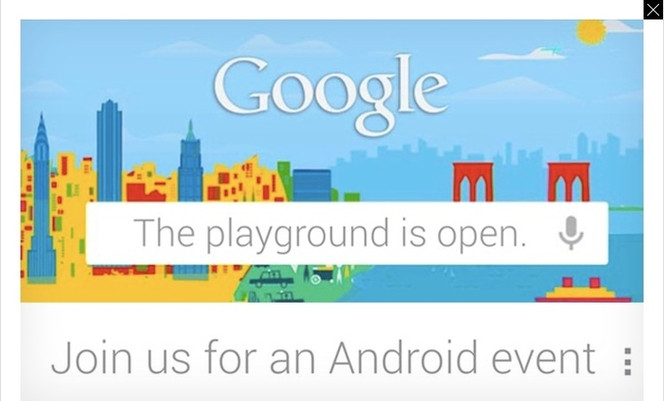 Google Android invitation