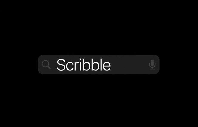 iPadOS Scribble