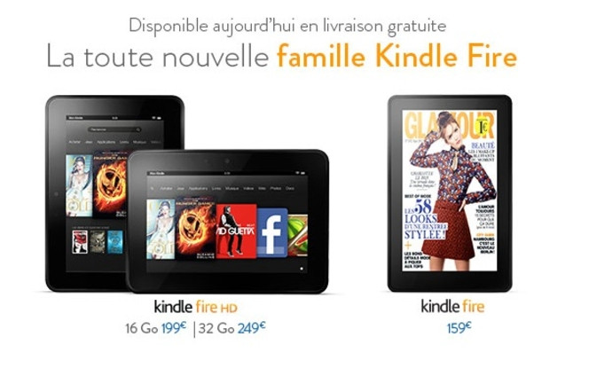 Amazon Kindle Fire HD France
