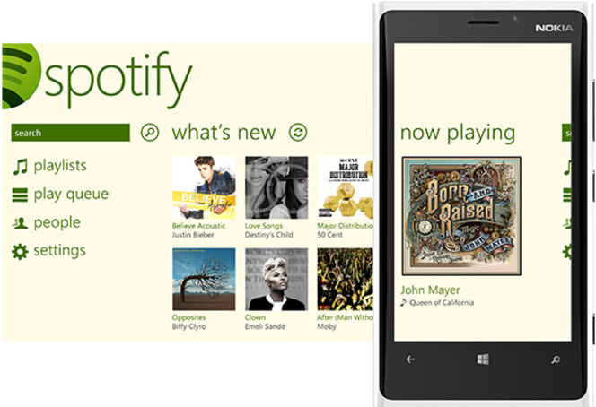 Spotify Windows Phone 8
