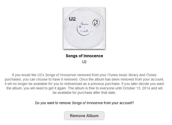 U2 Songs innocence outil