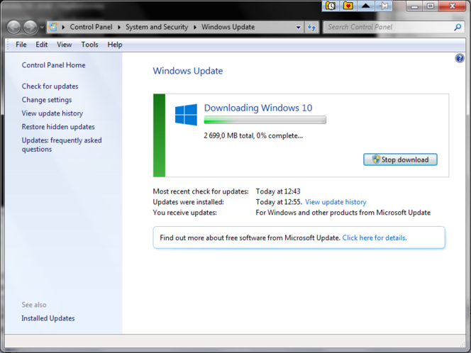 Windows 10 telechargement update en cours -5