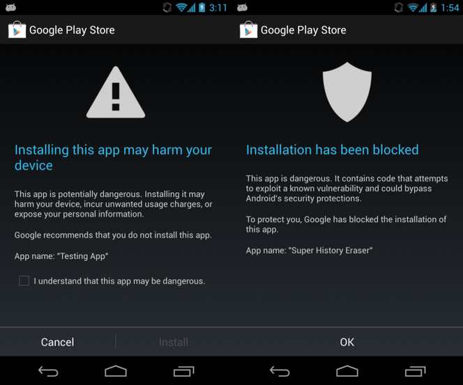 Android jelly bean securite