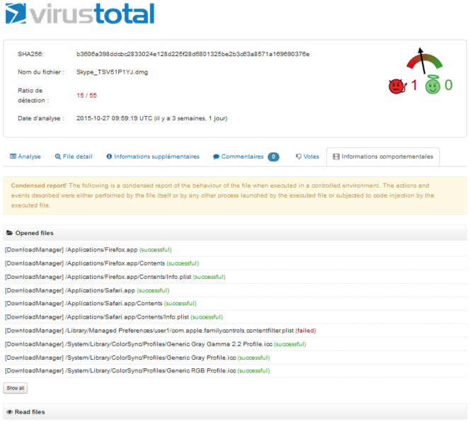 VirusTotal-app-OSX-informations-comportementales