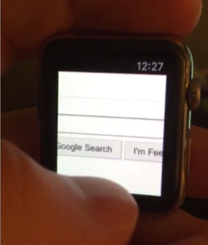 Apple Watch browser