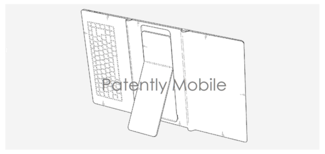 Samsung brevet tablette repliable