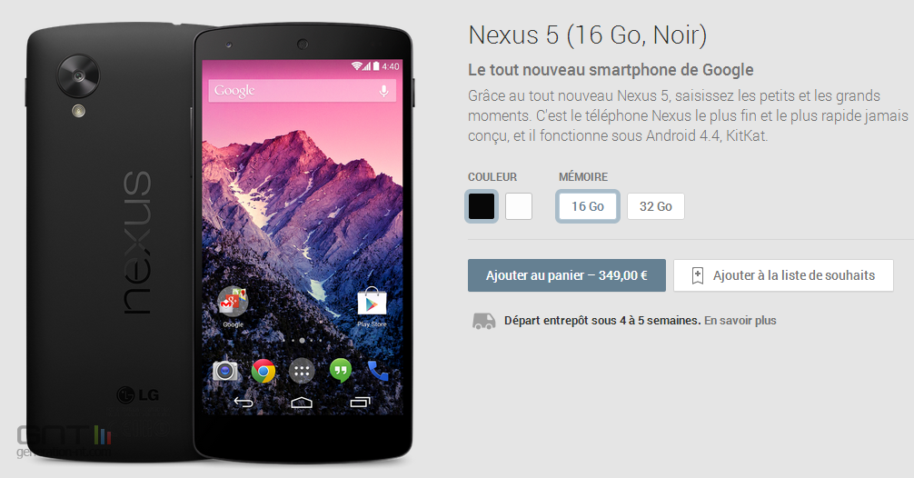 Nexus 5 16 Go
