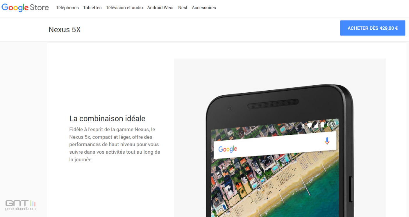 LG Nexus 5X Google Store