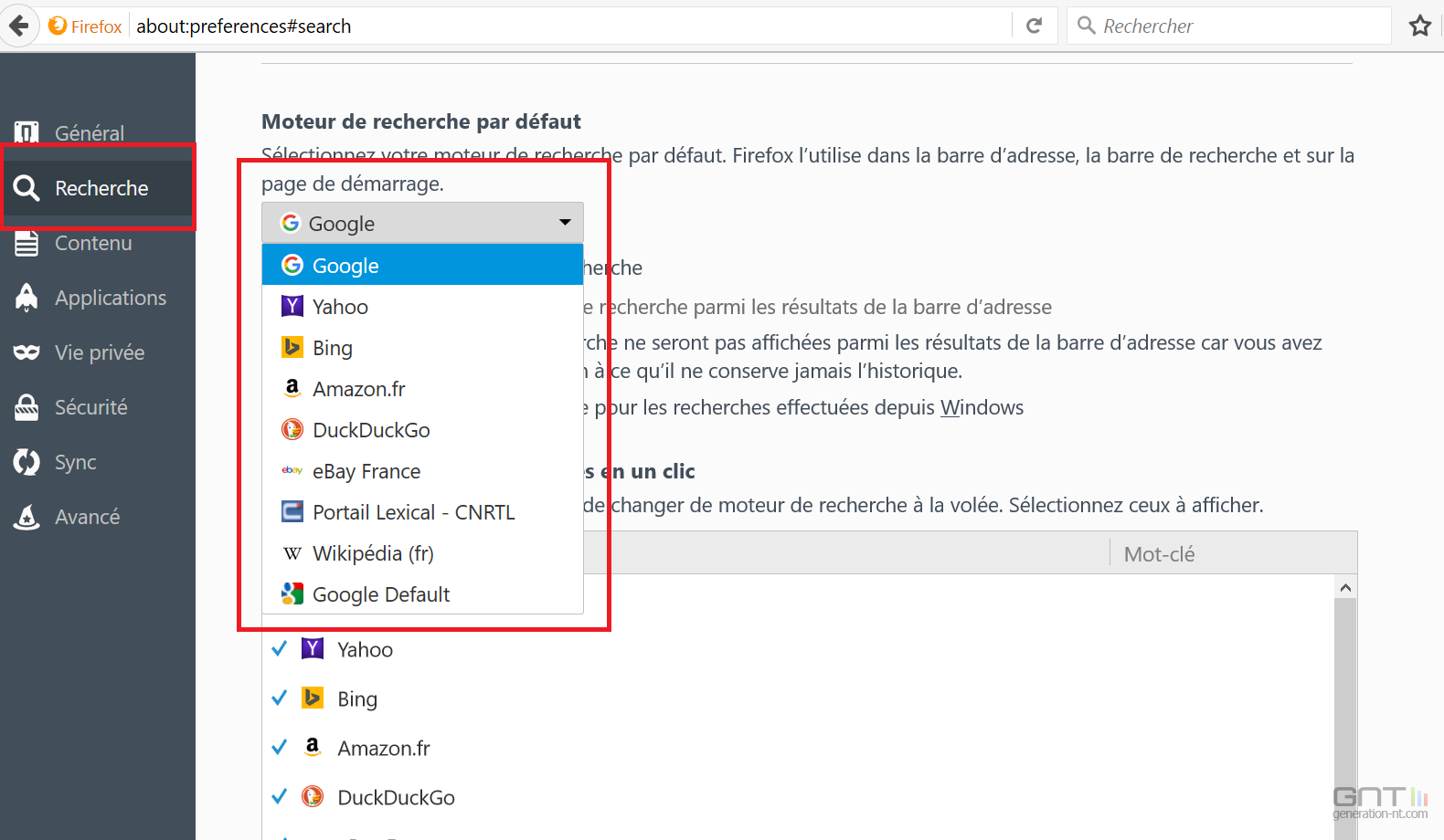 Moteurs recherche Firefox (2)