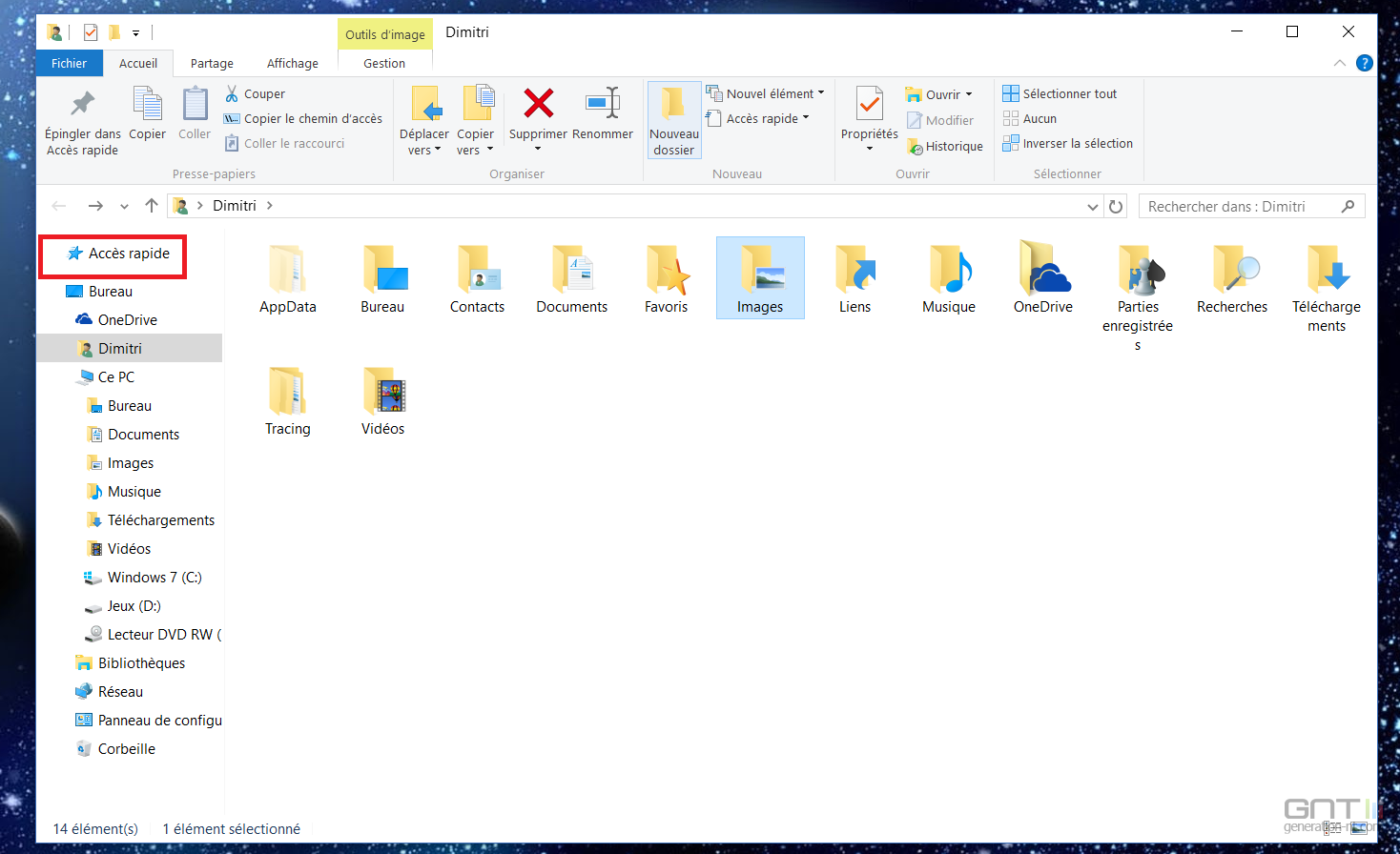 Dossiers Favoris Windows 10 (1)