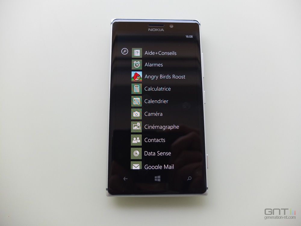 Nokia Lumia 925 menu