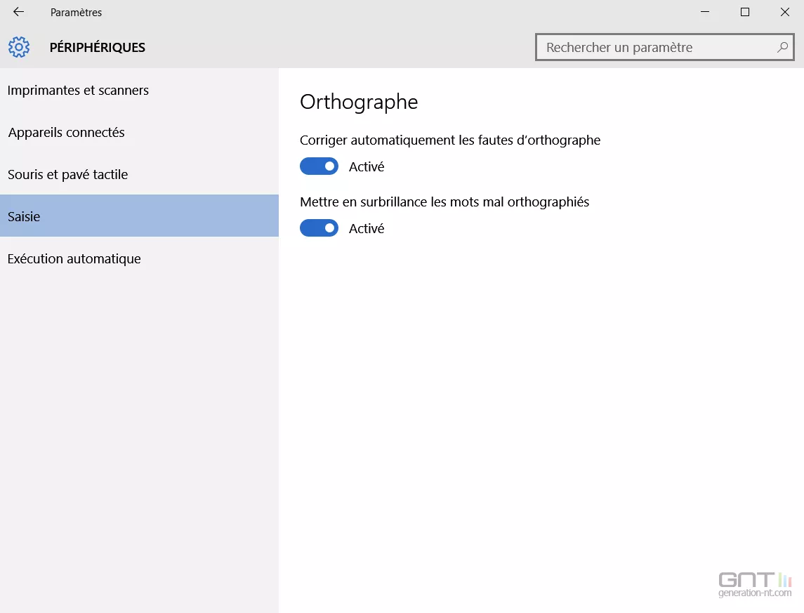 Correcteur orthographique Windows 10 (3)