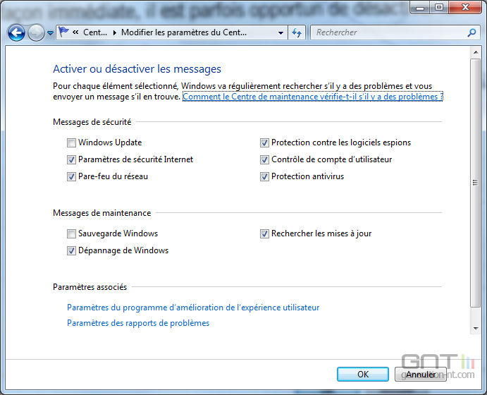 Alertes sÃ©curitÃ© Windows 7 3