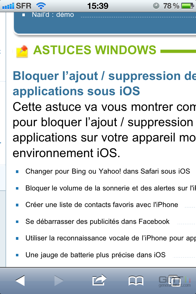 Scroller Safari iOS 001