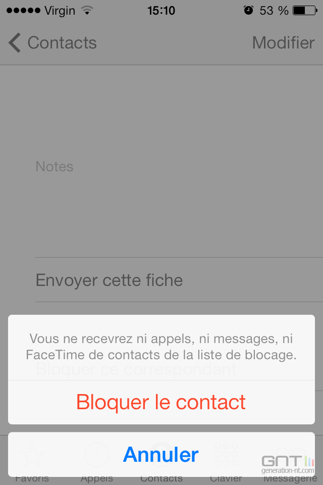Bloquer appels SMS iPhone (3)