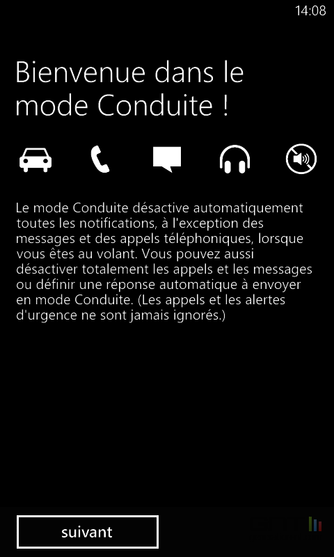 Mode conduite Windows Phone (2)