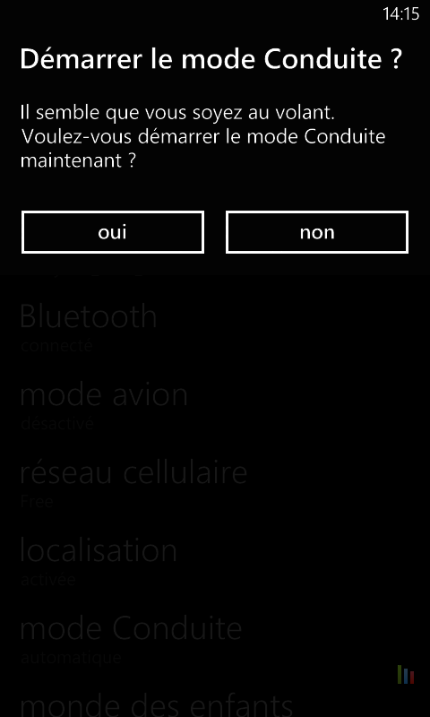 Mode conduite Windows Phone (6)