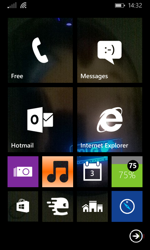 Modifier fond Ã©cran Windows Phone (7)