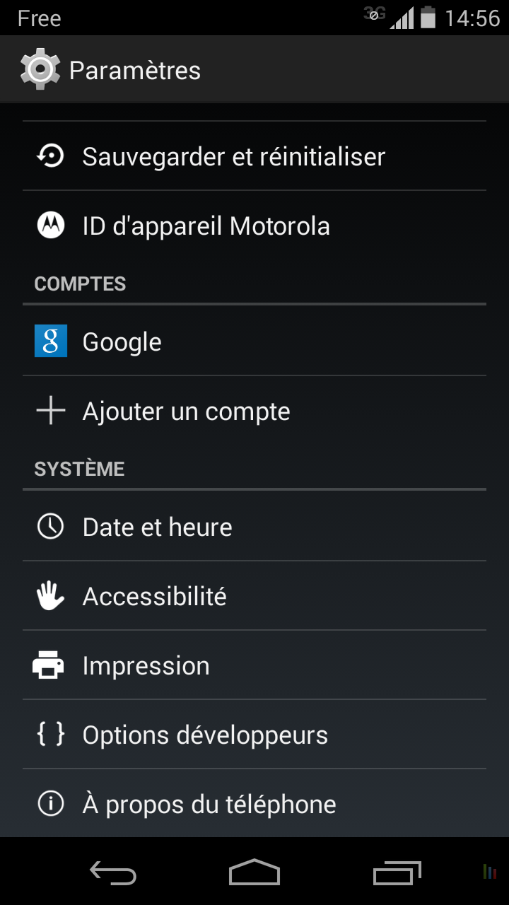 Options dÃ©veloppeurs Android (1)