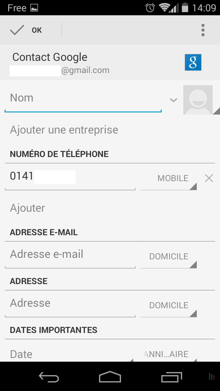 CrÃ©er contact Android (4)