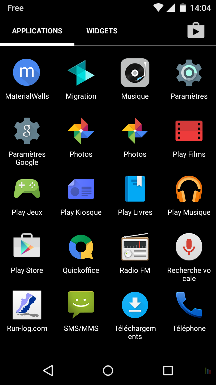 Cacher applications intÃ©grÃ©es Android (1)