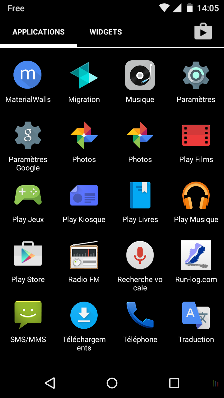 Cacher applications intÃ©grÃ©es Android (6)