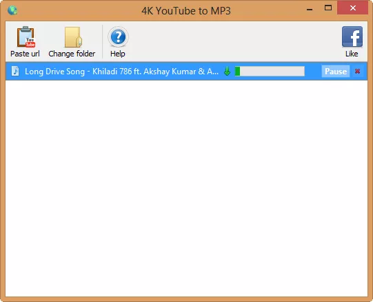 4K YouTube to MP3 screen1