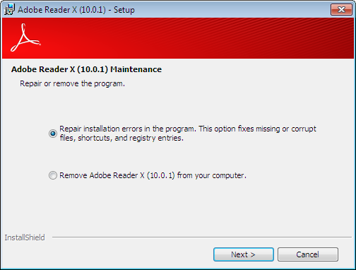 Adobe Reader X screen2