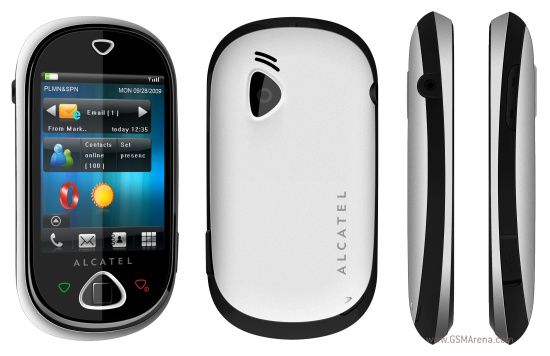 Alcatel OT-909 One Touch MAX blanc noir