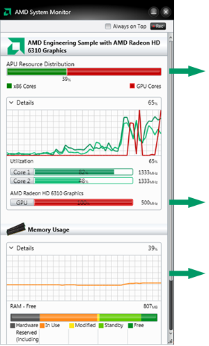 AMD System Monitor screen2
