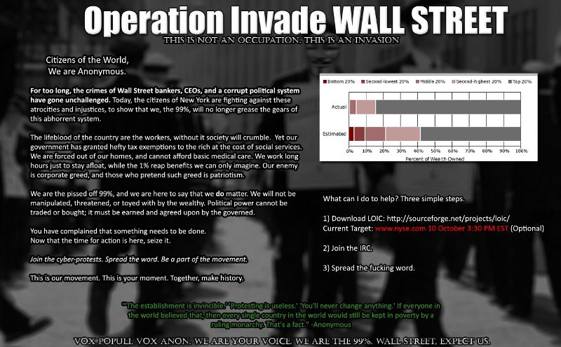 Anonymous-invade-wall-street