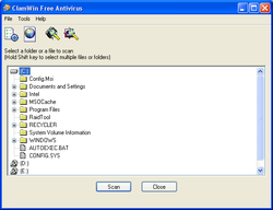 antivirus gratuits Clamwin4