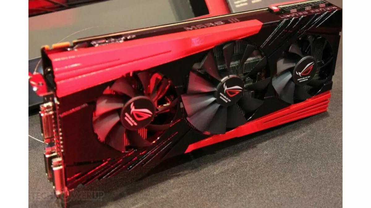 Carte graphique bi GPU Asus dévoile la Mars III au Computex