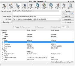AVS Video Converter Interface