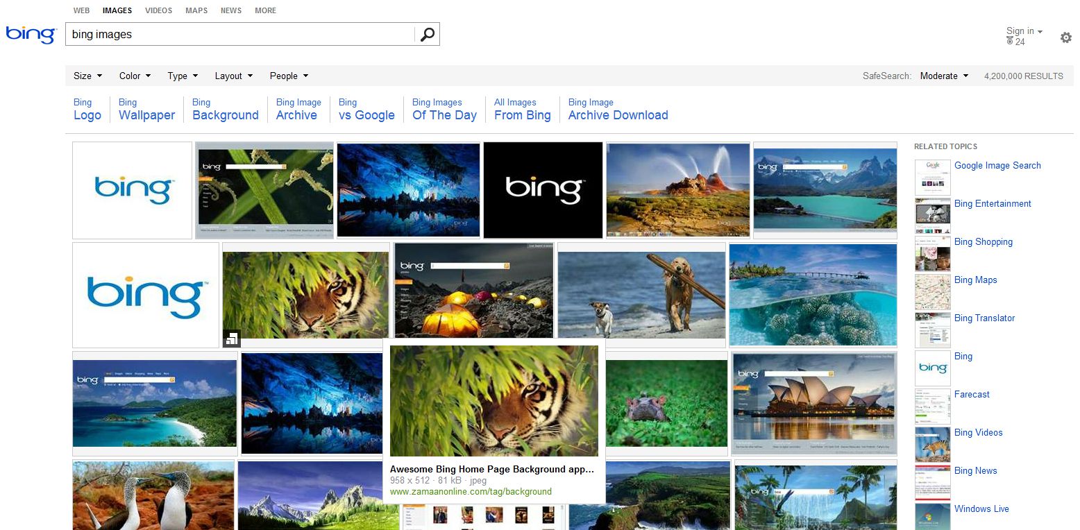 Bing-recherche-images