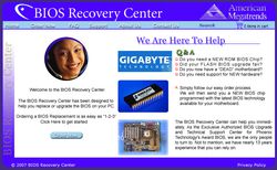 Bios recovery