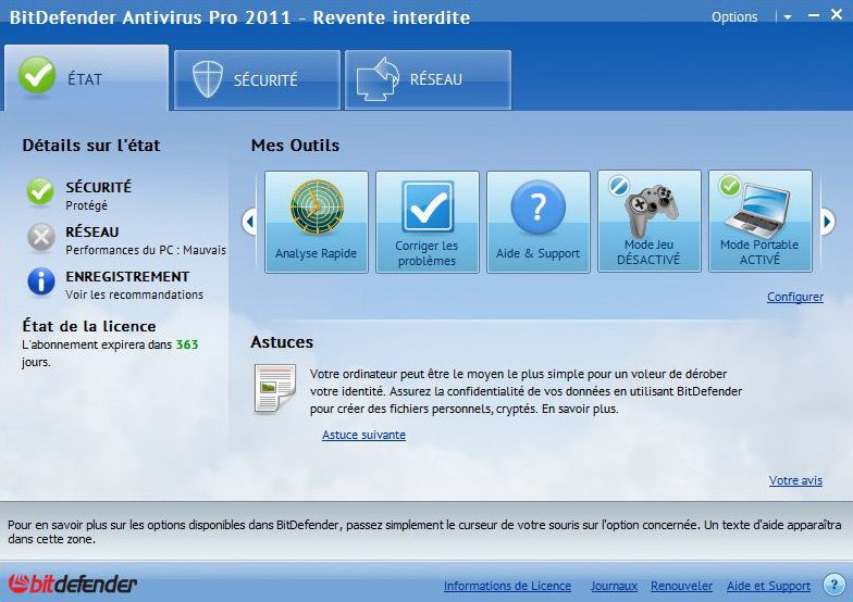 BitDefender_Antivirus2011 screen 2