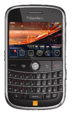 Blackberry Bold Orange