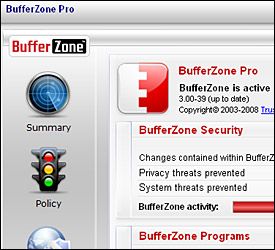 BufferZone Pro screen2