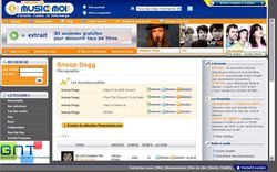 Capture page d'accueil MusicEtMoi