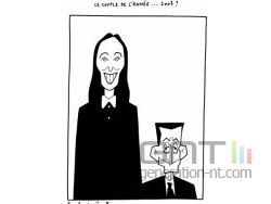 Caricature segolene royal nicolas sarkozy small
