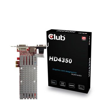 Club3D Radeon HD 4350 PCI-Express 1x