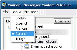 ConCon Messenger Content Retriever screen1